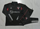 Sao Paulo FC 2023-24 Black Soccer Training Suit Men's