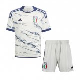 Italy 2023 Away Soccer Jerseys + Short Kid's