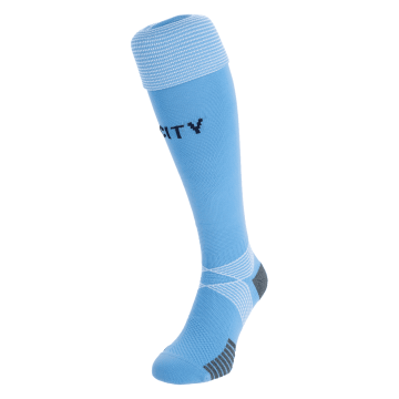 2020-21 Manchester City Home Light Blue Men Football Socks