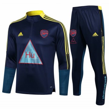 Arsenal x Human Race 2021-22 Navy Soccer Training Suit Men's
