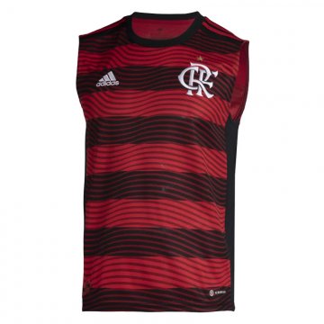 Flamengo 2022-23 Home Soccer Singlet Jerseys Men's