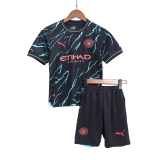 Manchester City Third Away Soccer Jerseys + Short Kid's 2023/24