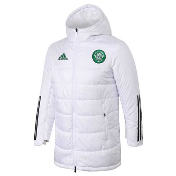 2020-21 Celtic FC White Men's Football Winter Jacket