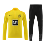 Borussia Dortmund 2023-24 Yellow Soccer Sweatshirt + Pants Men's