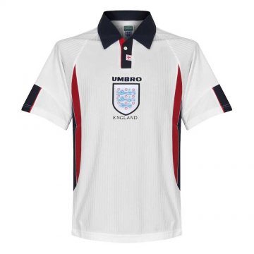 1998 England Retro Home Men's Football Jersey Shirts