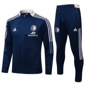 Feyenoord 2021-22 Navy Soccer Training Suit Jacket + Pants Men's