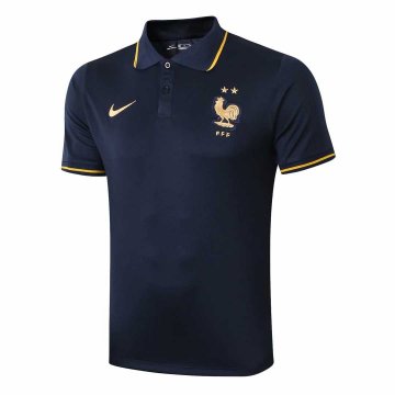 2019-20 France Navy Men's Football Polo Shirt