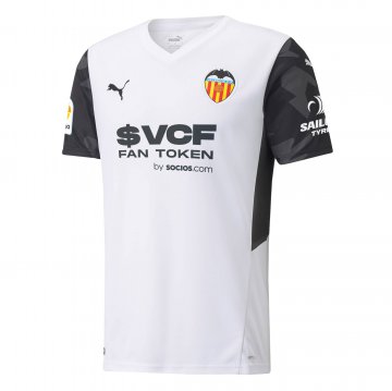 Valencia 2021-22 Home Soccer Jerseys Men's