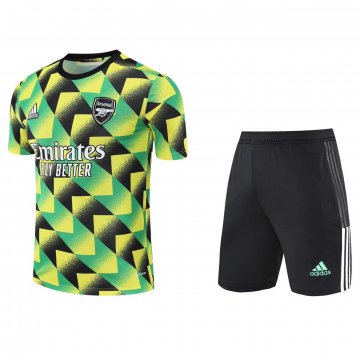 Arsenal 2022-23 Green Soccer Jerseys + Short Men's