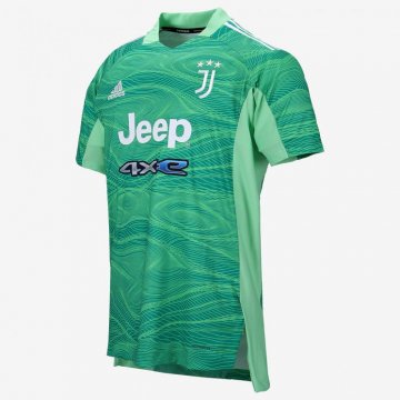 Juventus 2021-22 Goalkeeper Short Sleeve Men's Soccer Jerseys