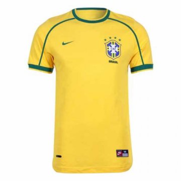 1998 Brazil Retro Home Men's Football Jersey Shirts