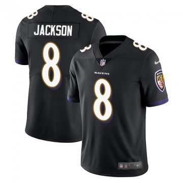 2021 Baltimore Ravens Lamar Jackson Black NFL Jersey Men's