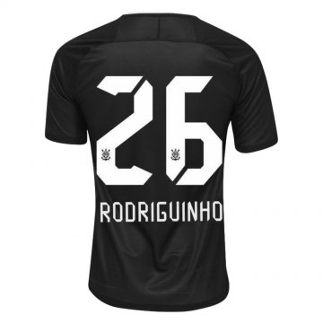 2017-18 Corinthians Away Black Football Jersey Shirts Rodriguinho #26