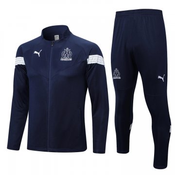 Olympique Marseille 2022-23 Royal Soccer Jacket + Pants Men's