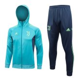 #Hoodie Juventus 2023-24 Green Soccer Jacket + Pants Men's
