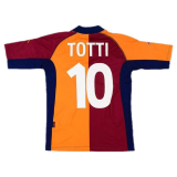 #Retro Totti #10 AS Roma 2001/2002 Third Away Soccer Jerseys Men's