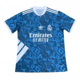 2021-22 Real Madrid Blue Classic Men's Football Jersey Shirts