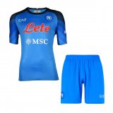 Napoli 2022-23 Home Soccer Jerseys + Short Kid's