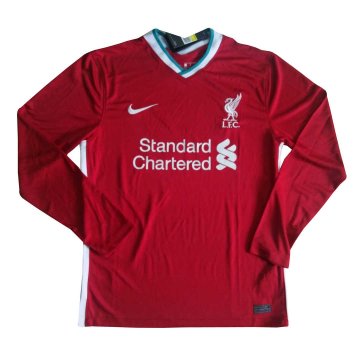 2020-21 Liverpool Home Men LS Football Jersey Shirts