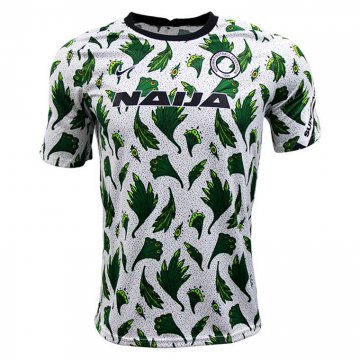 2020-21 Nigeria White Men's Football Traning Shirt