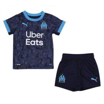 2020-21 Olympique Marseille Away Kids Football Kit(Shirt+Shorts)