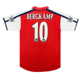 #Retro Bergkamp #10 Arsenal 2000/2001 Home Soccer Jerseys Men's