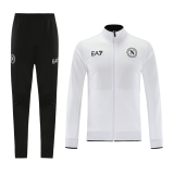 Napoli 2023-24 White Soccer Jacket + Pants Men's