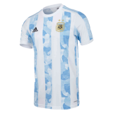 2020-21 Argentina Home Blue&White Football Jersey Shirts Men