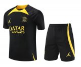 PSG x Jordan 2023-24 Black II Soccer Jerseys + Short Men's