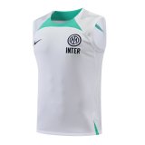 Inter Milan 2022-23 White Soccer Singlet Jerseys Men's