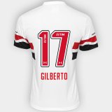 2016-17 Sao Paulo Home White Football Jersey Shirts Gilberto #17