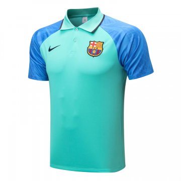 Barcelona 2022-23 Green Soccer Polo Jerseys Men's