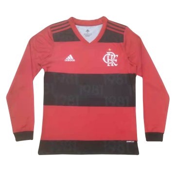 2021-22 Flamengo Home Long Sleeve Men's Football Jersey Shirts