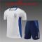 Italy 2024 White Soccer Jerseys + Short Kid's