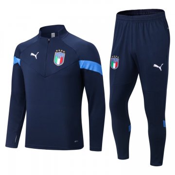 Italy 2022-23 Navy Soccer Training Suit Men's