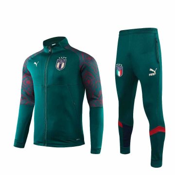 2019-20 Italy Green Football Training Suit (Jacket + Pants )