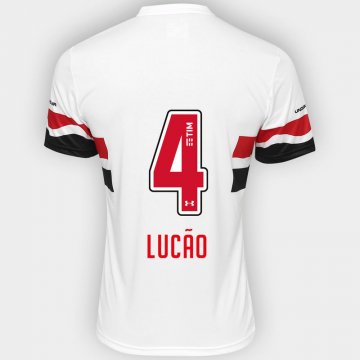 2016-17 Sao Paulo Home White Football Jersey Shirts Luc?o #4 [Sao-Paulo-bt011]