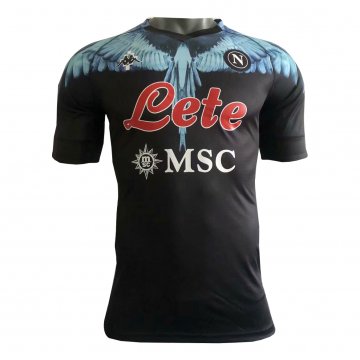 2021-22 Napoli Special Edition Black Football Jersey Shirts Men's Match