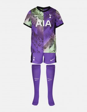 Tottenham Hotspur 2021-22 Third Kid's Soccer Jerseys + Short + Socks