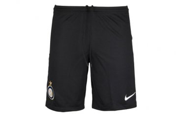 2017-18 Inter Milan Home Black Men Football Short