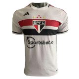 #Player Version Sao Paulo FC 2023-24 Home Soccer Jerseys Men's