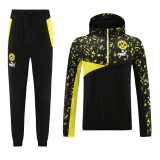 #Hoodie Borussia Dortmund 2023-24 Black&Yellow Soccer Sweatshirt + Pants Men's