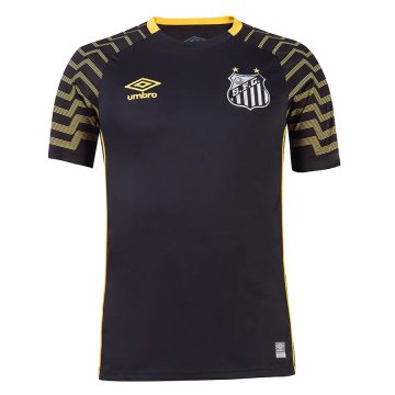Santos 2021-22 Goalkeeper Black Soccer Jerseys Men's