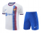 Barcelona 2024-25 White Soccer Jerseys + Short Men's