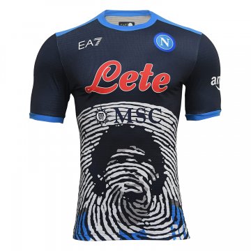 Napoli 2021-22 Maradona Limited Edition Blue Soccer Jerseys Men's