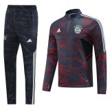 Bayern Munich 2022-23 Dark Red Soccer Training Suit Men's