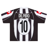 #Retro Del Piero #10 Juventus 2002/2003 Home Soccer Jerseys Men's