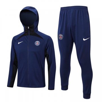 #Hoodie PSG 2022-23 Navy Soccer Jacket + Pants Men's
