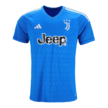 Juventus 2023-24 Goalkeeper Blue Soccer Jerseys Men's