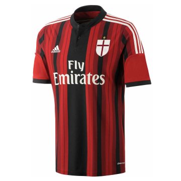 202014-15 AC Milan Retro Home Football Jersey Shirts Men's